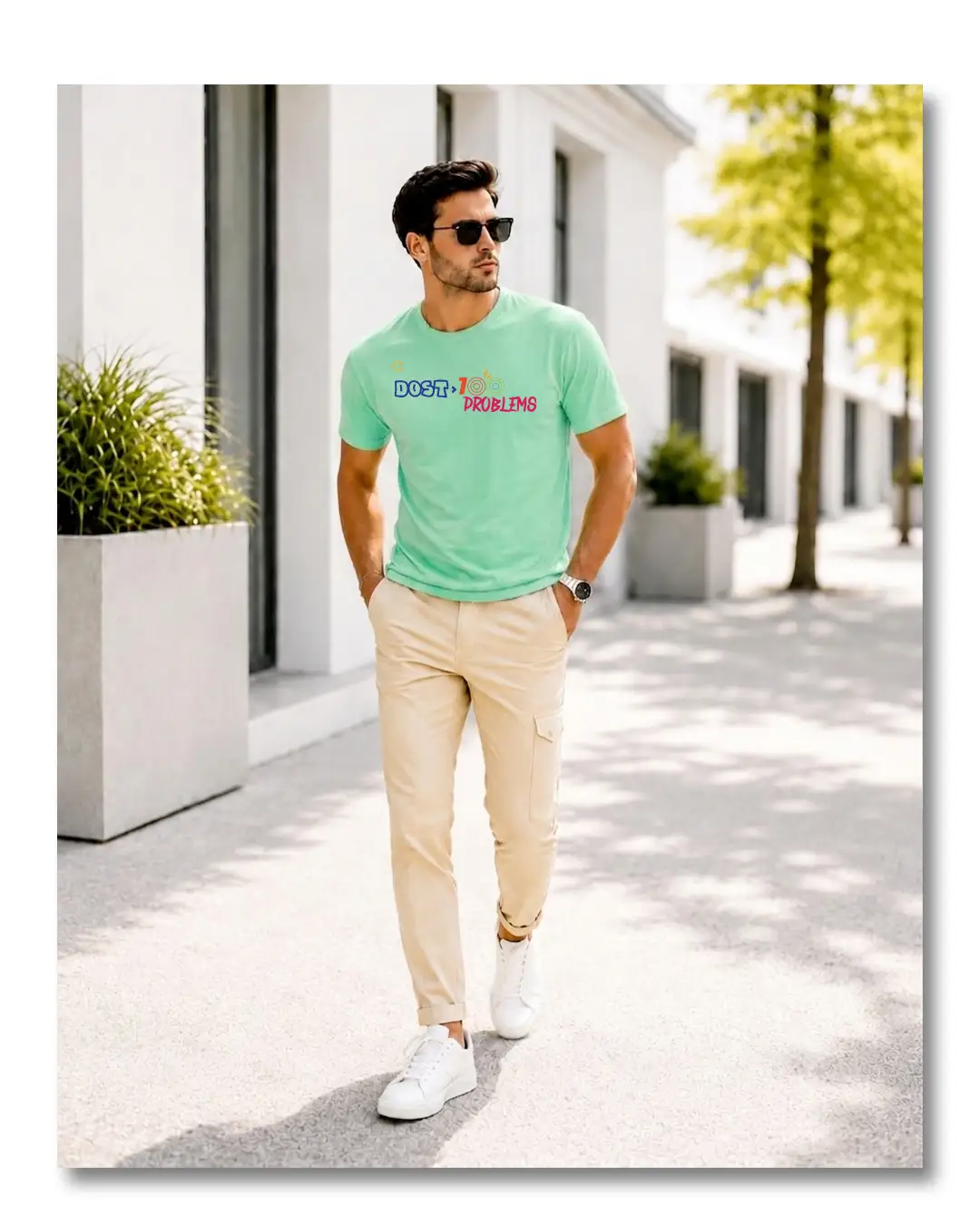 1 DOST 100 1 Mint Green T-shirt