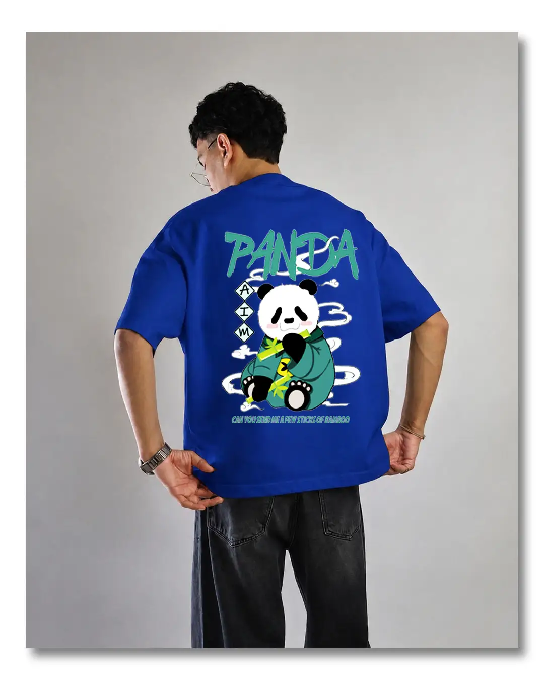 Panda 1 Royal Blue T-shirt