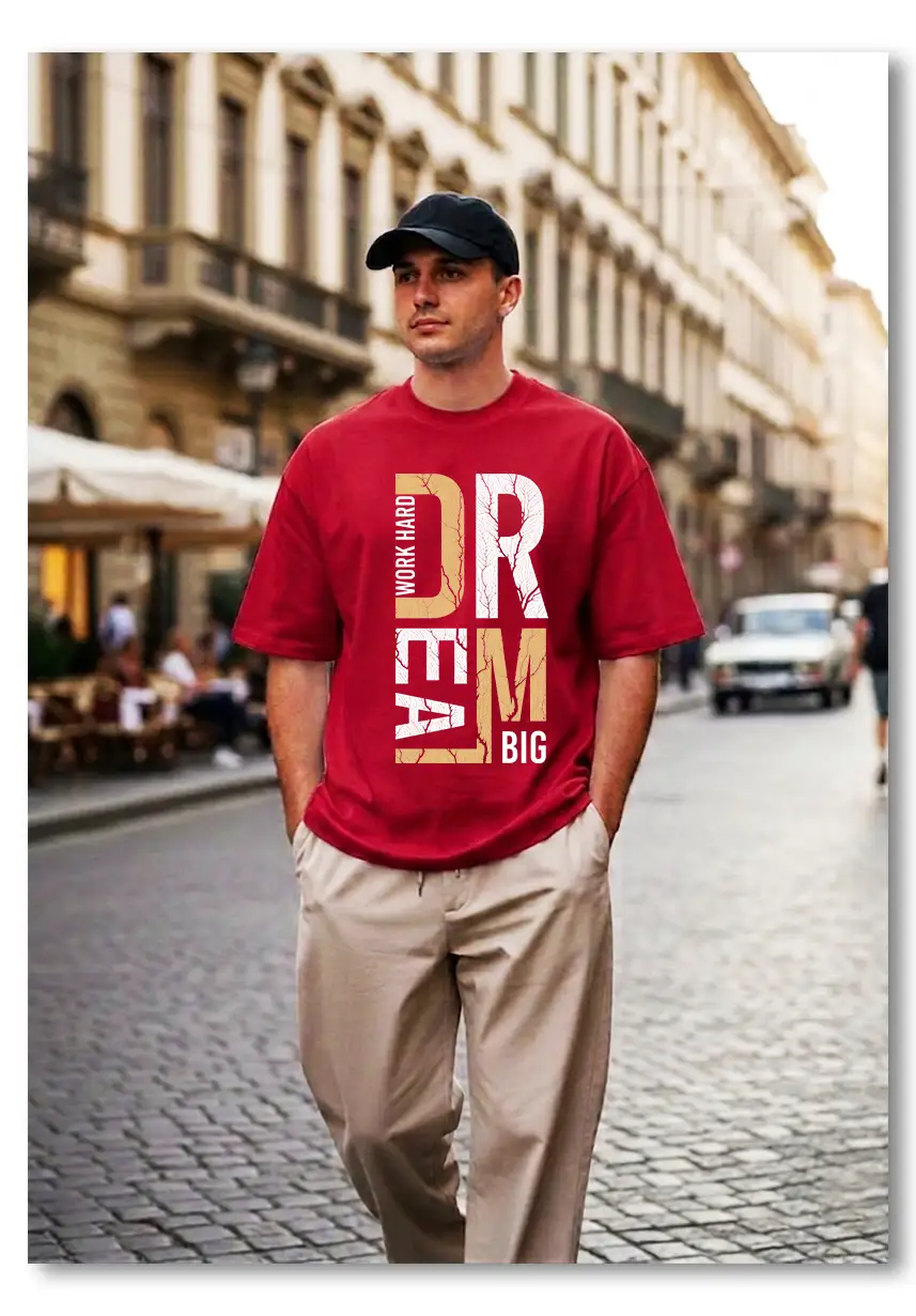work hard dream big 1 Red